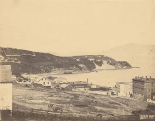 Blick auf North Beach vom Telegraph Hill
